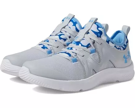 Кроссовки Under Armour Kids Pre School Infinity Alternate Lace, цвет Halo Gray/Horizon Blue/Horizon Blue