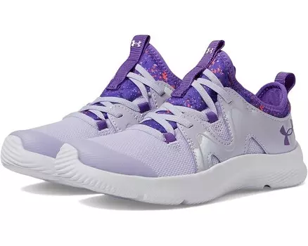 Кроссовки Under Armour Kids Pre School Infinity Alternate Lace, цвет Salt Purple/Lavish/Lavish
