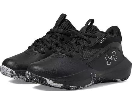 Кроссовки Under Armour Kids Pre School Lockdown 7, цвет Black/Black/Metallic Silver
