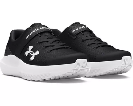 Кроссовки Under Armour Kids Pre School Surge 4 Alternate Closure, цвет Black/Anthracite/White