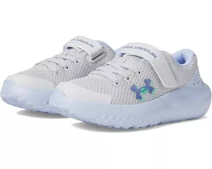 Кроссовки Under Armour Kids Surge 4 Alternate Closure, цвет Halo Gray/Celeste/Starlight