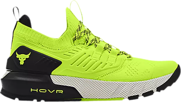 Кроссовки Under Armour Project Rock 3 GS High-Vis Yellow Black, желтый