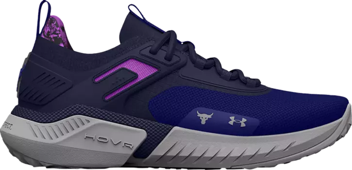 Кроссовки Under Armour Project Rock 5 Disrupt Bauhaus Blue, синий
