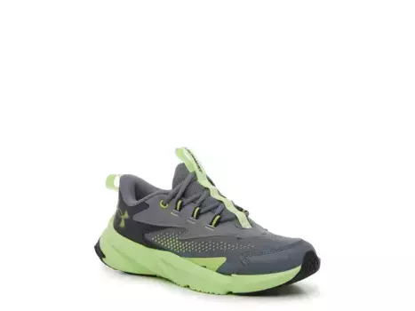 Кроссовки Under Armour Scramjet 6 — детские, серые/зеленые