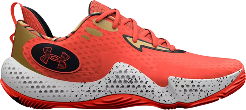 Кроссовки Under Armour Spawn 5 Lets 3 - After Burn, красный