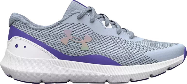 Кроссовки Under Armour Surge 3 GS Grey Oxford Blue, синий