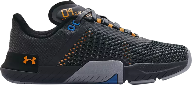 Кроссовки Under Armour TriBase Reign 4 Pitch Grey Black, серый