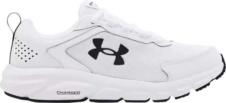 Кроссовки Under Armour Wmns Charged Assert 9 Wide White Black, белый