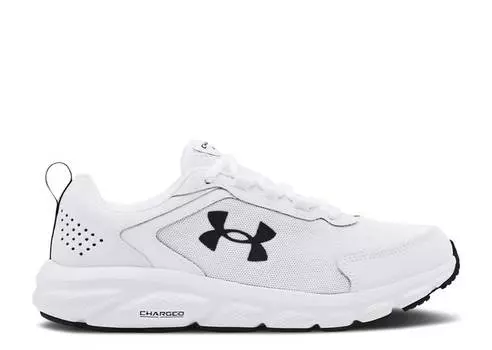 Кроссовки Under Armour WMNS CHARGED ASSERT 9 WIDE 'WHITE BLACK', белый