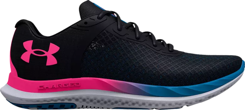 Кроссовки Under Armour Wmns Charged Breeze Black Electro Pink, черный