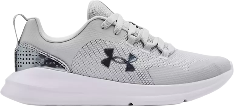 Кроссовки Under Armour Wmns Essential Halo Grey White, серый
