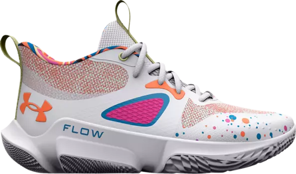 Кроссовки Under Armour Wmns Flow Breakthru 3 LE Polka Dots, белый