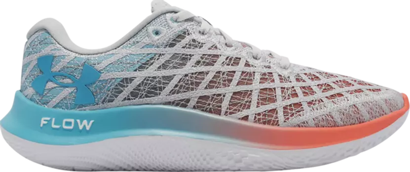 Кроссовки Under Armour Wmns Flow Velociti Wind Halo Grey Fresco Blue, серый