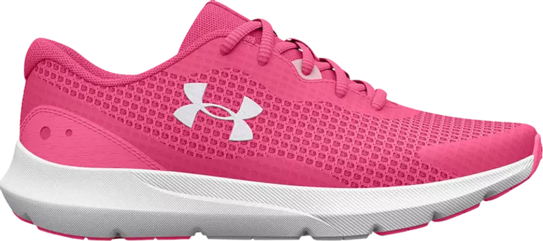 Кроссовки Under Armour Wmns Surge 3 Pink Punk, розовый