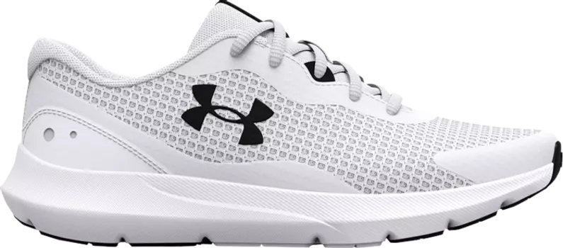 Кроссовки Under Armour Wmns Surge 3 White Black, белый