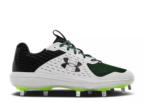 Кроссовки Under Armour YARD MT 'WHITE FOREST GREEN', белый