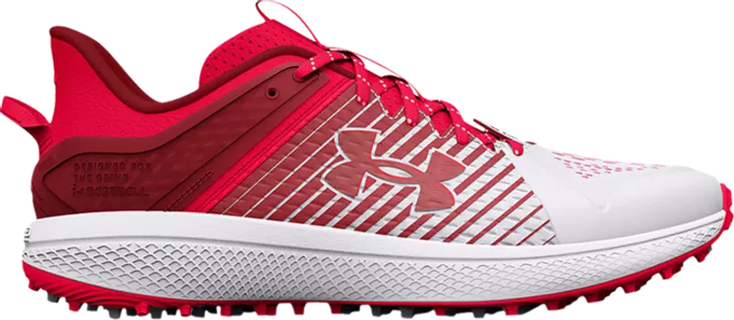 Кроссовки Under Armour Yard TF Red White, красный