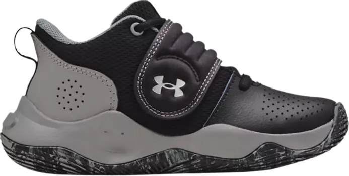 Кроссовки Under Armour Zone BB PS Black Concrete, черный