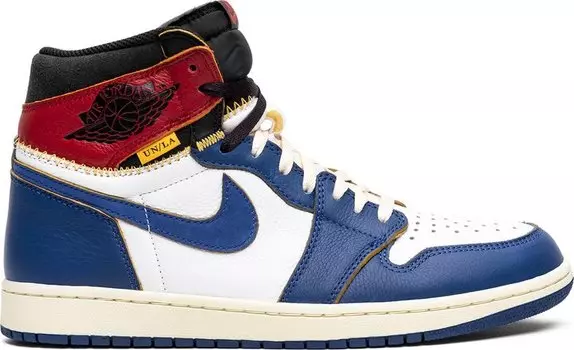 Кроссовки Union LA x Air Jordan 1 Retro High NRG Storm Blue, синий