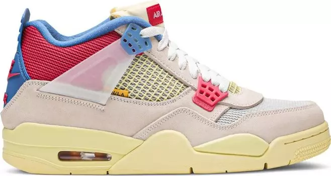Кроссовки Union LA x Air Jordan 4 Retro Guava Ice, розовый
