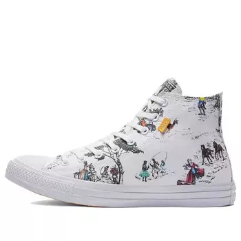 Кроссовки union la x chuck taylor all star high 'white' Converse, белый