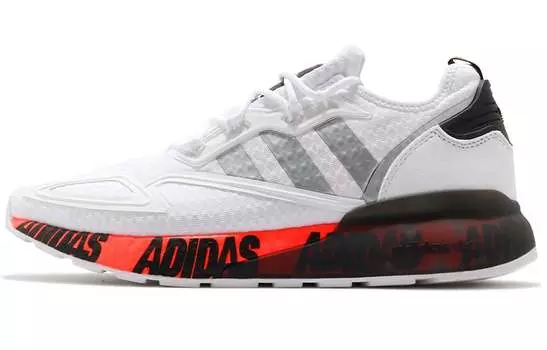 Кроссовки Adidas Originals Zx 2K Boost Bold Logo Graphic White