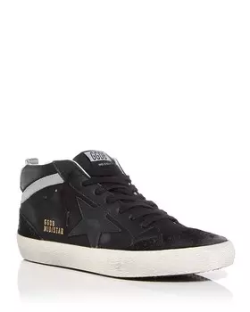 Кроссовки унисекс Golden Goose Mid Star Mid Top, черный