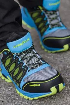 Кроссовки Unisex Metal Free S1 / SRA / HRO Safety Trainers Goodyear, мультиколор