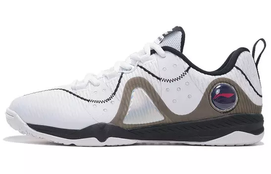 Кроссовки унисекс низкие белые/черные Lining