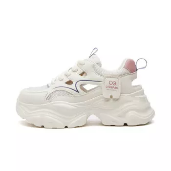 Кроссовки унисекс с низким верхом Atongmu, бежевый/синий