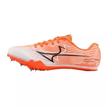 Кроссовки унисекс с низким верхом белого цвета Health, цвет Bright orange orange