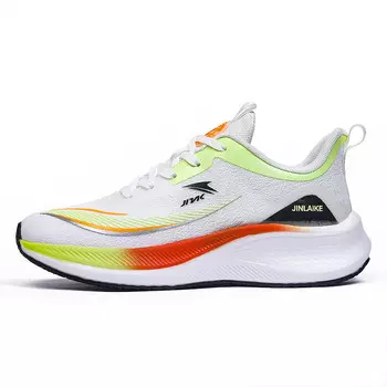 Кроссовки унисекс с низким верхом белого цвета флуоресцентно-зеленого цвета Kinglake