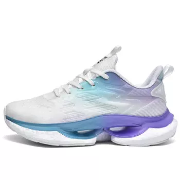 Кроссовки унисекс с низким верхом белого цвета светло-фиолетового цвета фиолетового цвета Yalu