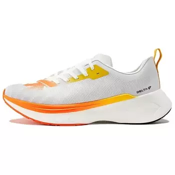 Кроссовки унисекс с низким верхом белые/оранжевые Descente