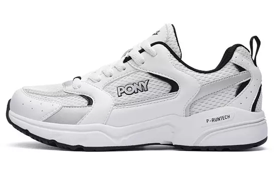 Кроссовки унисекс с низким верхом белые Pony