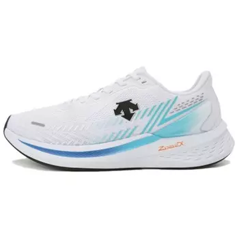 Кроссовки унисекс с низким верхом белые/синие Descente