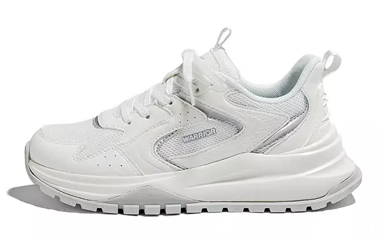 Кроссовки унисекс с низким верхом белые Warrior
