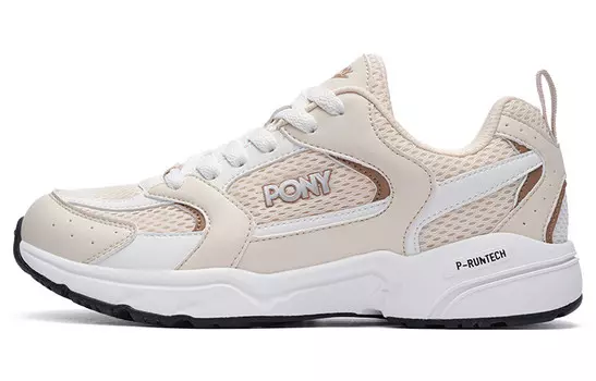 Кроссовки унисекс с низким верхом бежевые Pony