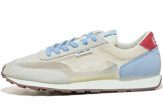 Кроссовки унисекс с низким верхом бежевый/синий Norman Walsh