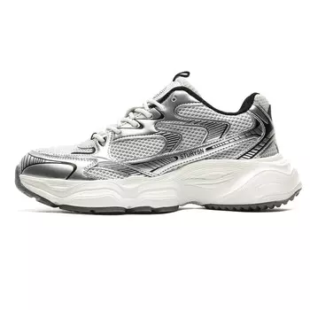 Кроссовки унисекс с низким верхом Cat Cooper, серебряный