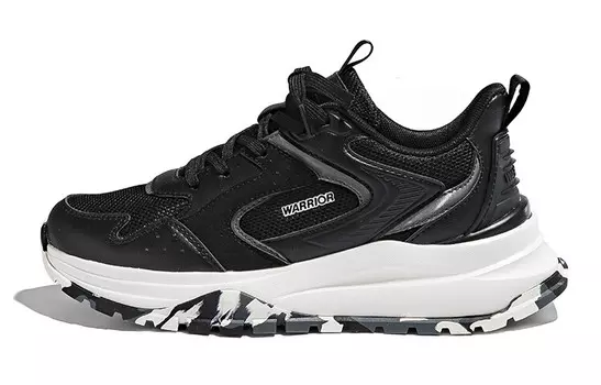 Кроссовки унисекс с низким верхом черного цвета Warrior