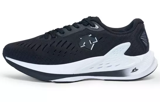 Кроссовки унисекс с низким верхом, черные/белые Descente