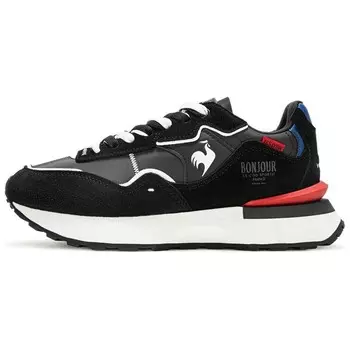 Кроссовки унисекс с низким верхом, черные Le Coq Sportif