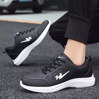 Кроссовки унисекс с низким верхом, черный/белый Double Star 88