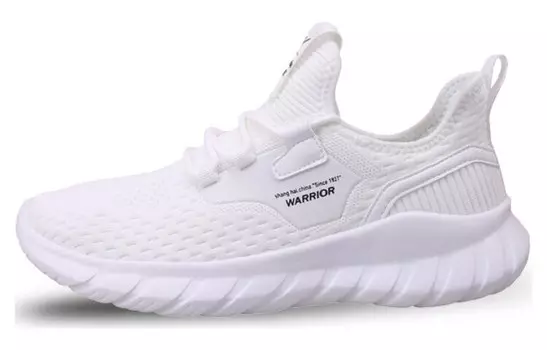 Кроссовки унисекс с низким верхом для мужчин белый Warrior