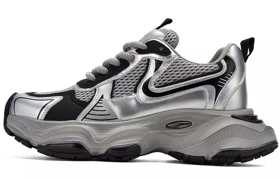 Кроссовки унисекс с низким верхом Eblan, цвет Silver Black