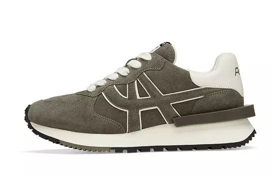 Кроссовки унисекс с низким верхом коричневато-серые/белые Ash