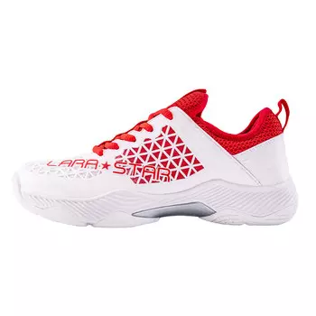 Кроссовки унисекс с низким верхом Lara Star, красный/белый