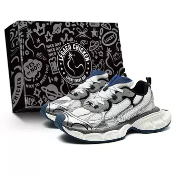 Кроссовки унисекс с низким верхом Legaco Chicken, черный