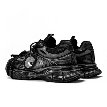 Кроссовки унисекс с низким верхом Pepe The Frog, черный